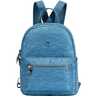 

Love wahshi (oiwas) backpack pure color simple female shoulder bag casual Korean version OCB1605 blue