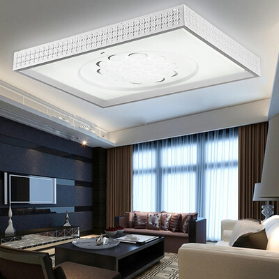 

TCL LED потолок Снежный Гибискус 72W белого свет Железного Living кабинета офис ресторана освещение спальни лампой 910 * 680мм площади