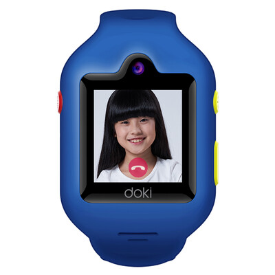 

Wei Xiaobao doki568 video phone children&39s smart watch students old man GPS positioning bracelet phone watch Unicom contract version rose red