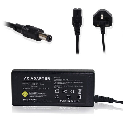 

65W 18.5V 3.5A AC Adapter Charger for HP Laptop Adapter UK Plug