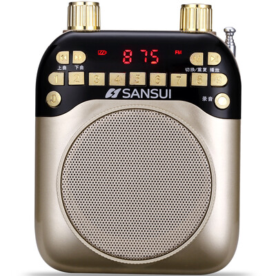 

Пейзаж (SANSUI) V100 маленький пчела портативный громкоговоритель учитель экскурсионный гид преподавание посвященный талия висит громкий громкоговоритель карточный игрок золото