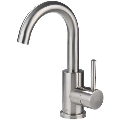 

MEJUE) Z-1204 net lead 304 stainless steel basin faucet big elbow hot and cold wash basin faucet