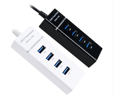 

Продажа супер скорость 4 портовый USB-концентратор 3.0 Портативный USB OTG HUB сплиттер со светодиодной лампы для ноутбука PC Tabl