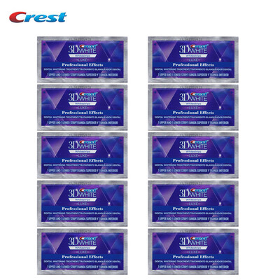 

Crest 3D White Whitestrips LUXE Professional Effects Teeth whitening 1020 Pouches OR toothpaste toothbrush