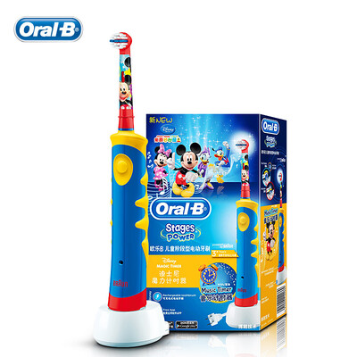 

Braun Oral B Дети Электрическая Зубная Щетка D10 Музыка Таймер Аккумуляторная Зубная Щетка Микки Маус для Детей Зубы Чистыми в Воз