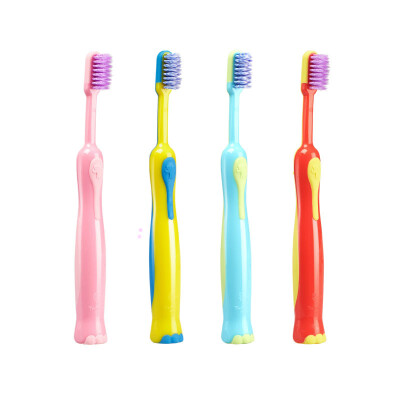 

double lotus (TwinLotus) spiral double tip soft hair children toothbrush (to plaque) 3-6 years old (Thailand imported