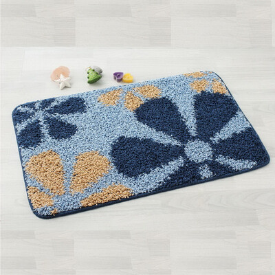 

Suarte lyrical&elegant non-slip mats mats porch door mats velvet surface wear-resistant dirt 5080cm Milan flowers
