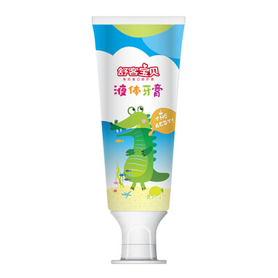 

Shu Ke baby liquid toothpaste lime flavor 40 grams rabbit models