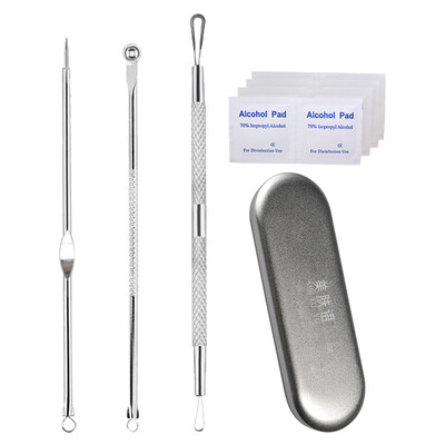 

Язык акне крючок кожа зажим 4 Set MF5035 (в штучной упаковке алкоголик хлопка косметическая акупунктура иглы акне угревой папки акне акне)