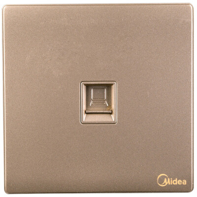 

Midea (Midea) switch socket computer socket network socket Yajin 86 no border