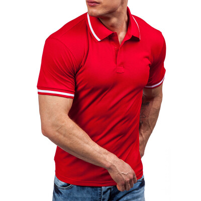 

Men Casual Cotton Short Sleeves Polo Shirt