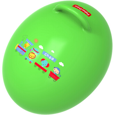 

Fisher Price Children's toy ball baby fitness ball egg-shaped jumping ball (green donated foot pump) F0706H2