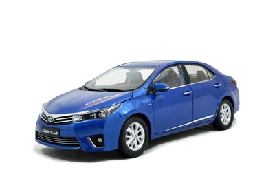 

Масштаб 1:18 Toyota Corolla 2014 Diecast модель автомобиля синий