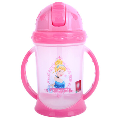 

Disney baby cup cup sucker baby learning drink cup leakproof handle with handle cup Minnie