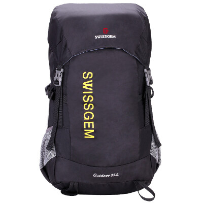 

[Jingdong Supermarket] SVVISSGEM waterproof climbing bag 35L large capacity light backpack travel shoulder bag men and women leisure outdoor climbing shoulder bag SA-9891 black