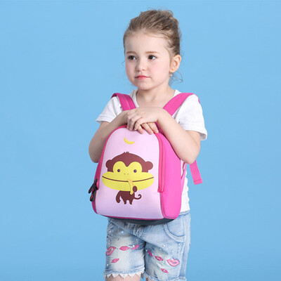 

Children 3D Cute Animal Design Backpack Toddler Kid Neoprene School Bags Kindergarten Cartoon Comfortable Bag Large Size