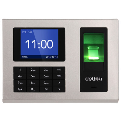 

Effective (deli) 33368 intelligent offline fingerprint attendance machine real voice punch card machine