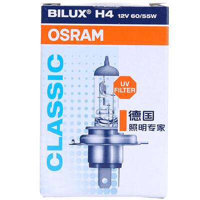 

OSRAM (OSRAM) H4 лампа накаливания фары дальнего света дальний свет лампа накаливания лампочка галогенный свет дальний и ближний свет долговечность тип 12V (одиночный)