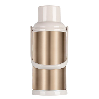 

Jingdong Supermarket] SIMELO impression Kyoto glass liner new Shanghai insulation pot warm pot kettle thermos bottle open bottle 2000ML (gold