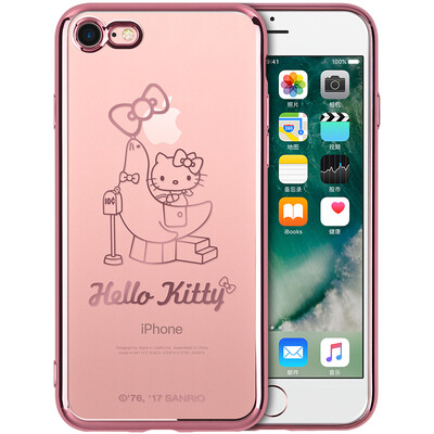 

Youk HelloKitty series iphone8 / 7 mobile phone case / case Apple 8/7 phone case plating thin shatter-resistant soft shell kitty with sea lions