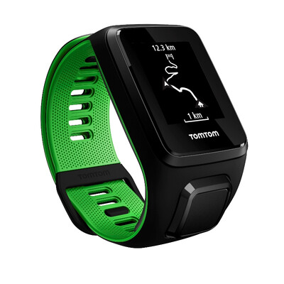 

TomTom Runner3 All-in-One Cardio + Music GPS Оптический сердечный ритм Музыкальные часы Бегущие плавательные утюги Три спортивные спортивные часы Black Green S Code
