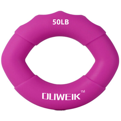 

DLIWEIK 50 LB Hand Grip Wrist Training Expander Purple