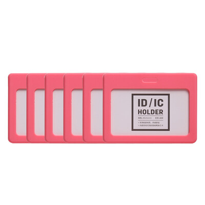 

Deli 8334 soft card card sets work permit staff card horizontal 6 loaded red