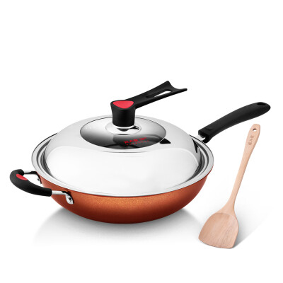 

Jingdong Supermarket Cooking Great King Wok No Cushion 34cm No Oil Smoke Lit Cover Pot Induction Cooker Gas Gas Stove Explosion Fire Universal Cooking Pot Pot Pot Cover Wooden Shovel KGL46802