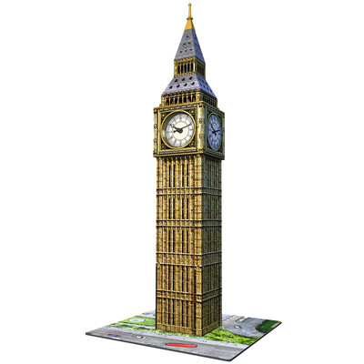 

Ravensburger Немецкая марка собрала игрушки для борьбы с трехмерной головоломкой -3D головоломкой для создания биг-бен-часов версии 216 RAVC815524