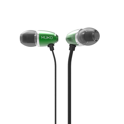 

MUKO L952 In-Ear Music Headphone for Jazz&Blues iOSAndroid Dual Platform Compatible Aluminum Material Sound Clean British Green