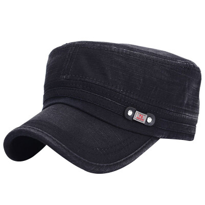 

Jingdong Supermarket Meng Si Ke MSEK MMZ170256 cap of the men&39s Korean version of the fashionable flat-top hat to wash the old military hat shade couple hat white