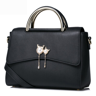 

New York Lan NUCELLE handbags fashion wild hand bag bag Europe&the United States Messenger bag shoulder bag ladies bag wave N999 pink