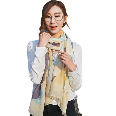 

【Jingdong Supermarket】 Meng Si Ke (MSEK) WSJ171965 scarf female Korean version of the scarf four seasons wild shade beach towel big shawl green