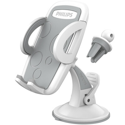 

Philips DLK35002 многофункциональный телефон держатель с присоской + двойной выход для автомобиля / стол / кровать / 360-градусный