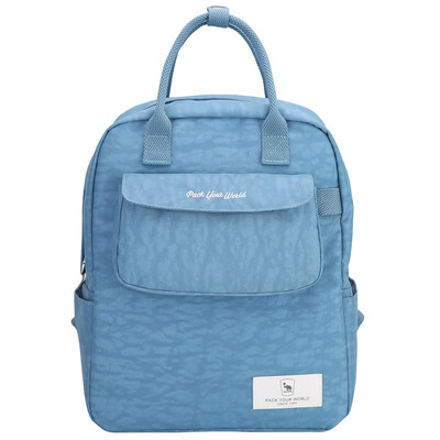 

Love meashi oiwas Korean version of the school backpack women models leisure trend shoulder bag OCB1619 light blue