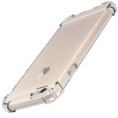 

ESCASE iPhone6s Плюс мобильного телефона оболочка мобильный телефон устанавливает Apple, 6Plus все включен воздушный мешок падение сопротивления TPU мягкой оболочки (с стропами отверстия) 5,5 дюйма Отбеливания