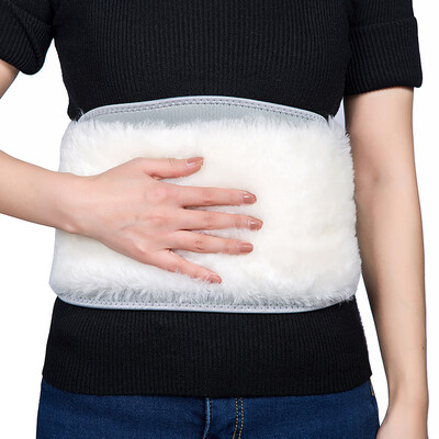 

Sika Deer Wool Belt Fur & Men&39s Womens & Warm & Glove Warmer Warmer&39s Day Winter Cashmere Thickening Protecting the stomach to protect the stomach Gray M QX1006