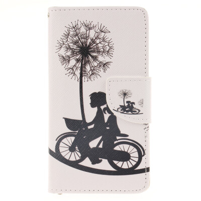 

Bike and Dandelion Design PU Leather Flip Cover Wallet Card Holder Case for SAMSUNG GALAXY S5