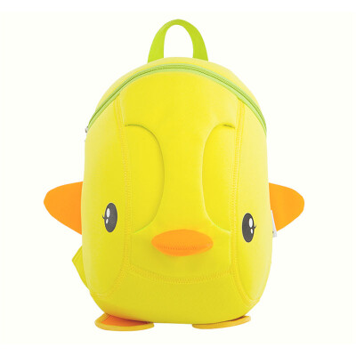 

NOHOO Toddler Kid Children Boy Girl Cartoon 3D Duck Backpack Waterproof Kindergarten School Bags