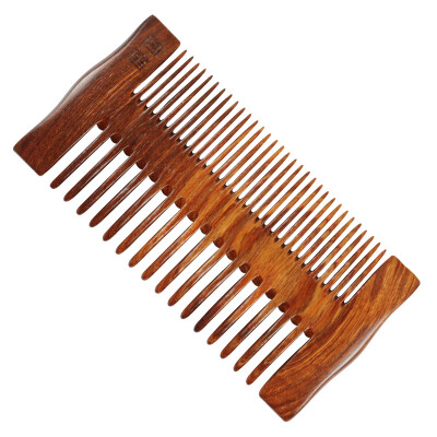 

[Jingdong Supermarket] Palace Court red sandalwood combs whole wood polished wide teeth two sides with sessile birthday gift gift box gift packaging HT13-6