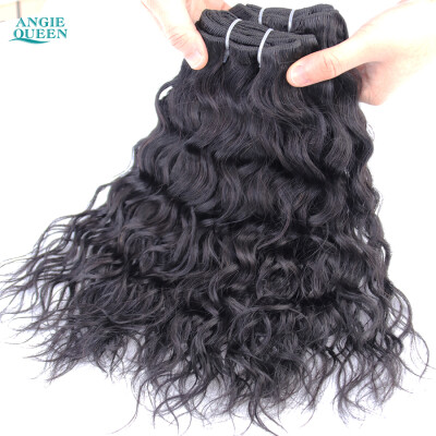 

Angie Queen Hair Burmese Water Wave Virgin Hair 4Bundles Wet n Wavy Burmese Virgin Hair Natural Curly Weave Human Hair Extensions