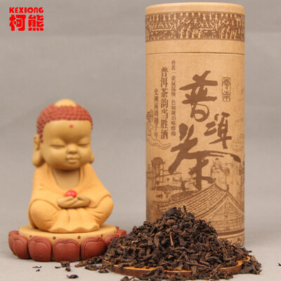 

C-PE009 Китай 100 г чай puer спелый чай pu erh yunnan свободный консервированный китайский зеленый пища красный puerh приготовленная еда потеря веса красота
