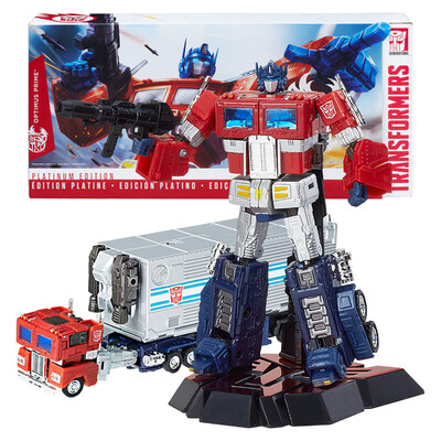 

Hasbro Transformers Titan New Year&39s Platinum Edition Toys Optimus Prime red&blue C0786