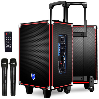

Zeno HJ-802 8-inch mobile lever speaker outdoor square dance sound loudspeaker speaker portable high-power rod double microphone