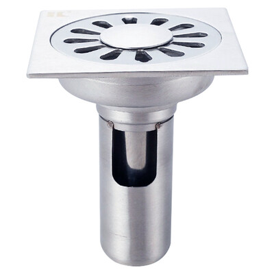 

Hai Li stainless steel washing machine floor drain deep water seal deodorant floor drain floor bathroom floor drain 86617