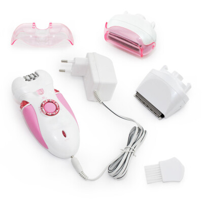 

3-in-1 Lady Rechargeable Cordless Hair Removal Body Facial Hair Epilator Trimmer EU Plug 210065