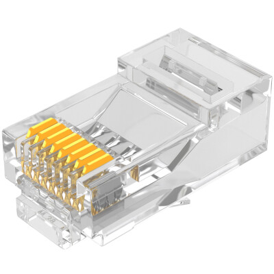 

Shanze (SAMZHE) WL-6100 six types of network crystal head 6 RJ45 network crystal head 8P8C computer network cable connector Cat6 crystal head 100