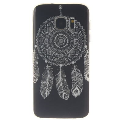 

Black wind chimes Pattern Soft Thin TPU Rubber Silicone Gel Case Cover for SAMSUNG GALAXY S7