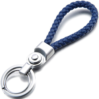 

【Jingdong Supermarket】 JOBON Bangquan double key ring bracelet key chain car key chain ring key chain pendant ZB-136 blue rope silver ring deduction creative gift birthday gift