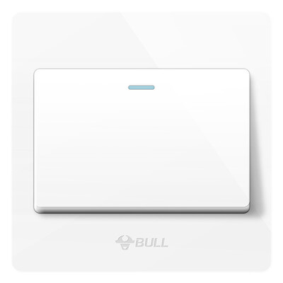 

Bull (БЫК) переключатель гнездо G07 серия четыре двойных переключатель панели управления 86 белого G07K412Y